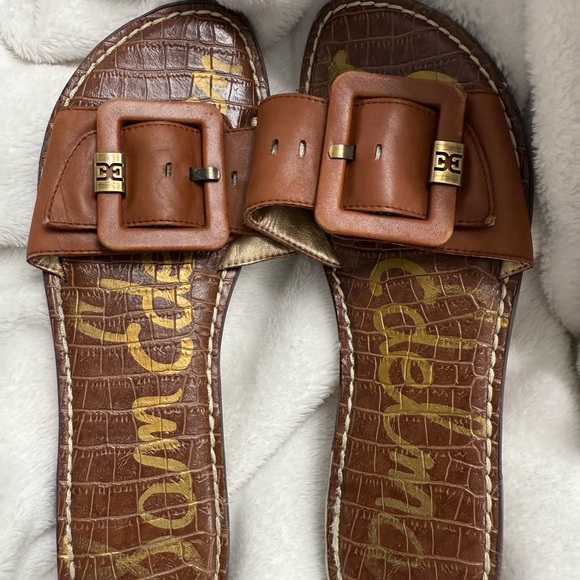 Sam Edelman GAIGE SLIDE SANDAL in Brown | Size 9.0 - Picture 2 of 6